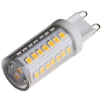 5 Watt G9 LED - Clear - 5000K - T4 Shape - 120 Volt