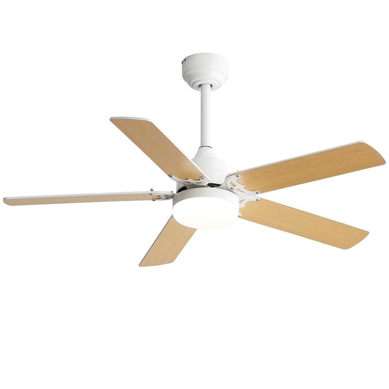 42  Farmhouse Reversible Ceiling Fan with LED Light and Remote Control