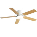 42  Farmhouse Reversible Ceiling Fan with LED Light and Remote Control