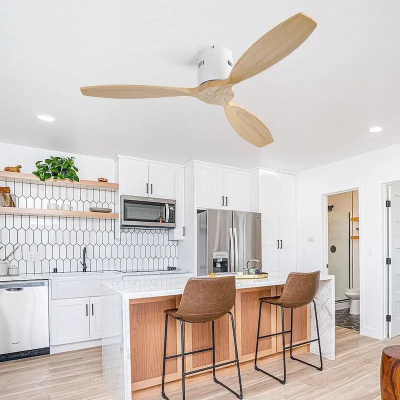 52  Modern Decorative Solid Wood Ceiling Fan