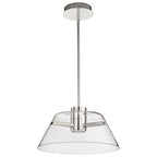 Edmond 17 Inch LED Pendant Polished Nickel - Polished Nickel