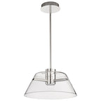Edmond 17 Inch LED Pendant Polished Nickel - Polished Nickel