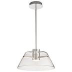 Edmond 17 Inch LED Pendant Polished Nickel - Polished Nickel