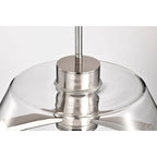 Edmond 17 Inch LED Pendant Polished Nickel - Polished Nickel