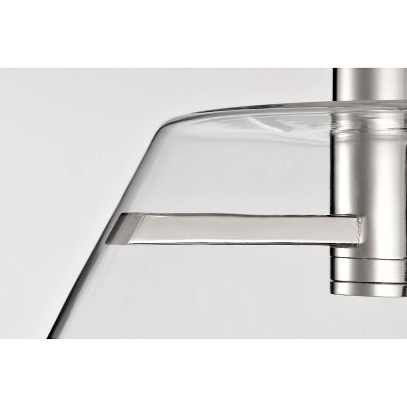 Edmond 17 Inch LED Pendant Polished Nickel - Polished Nickel