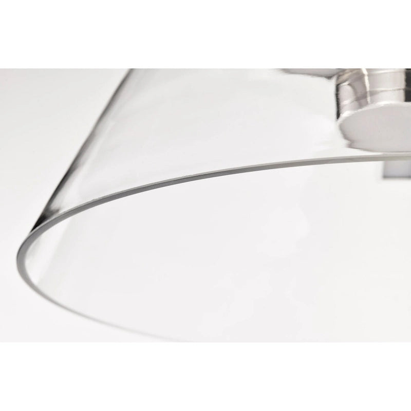 Edmond 17 Inch LED Pendant Polished Nickel - Polished Nickel