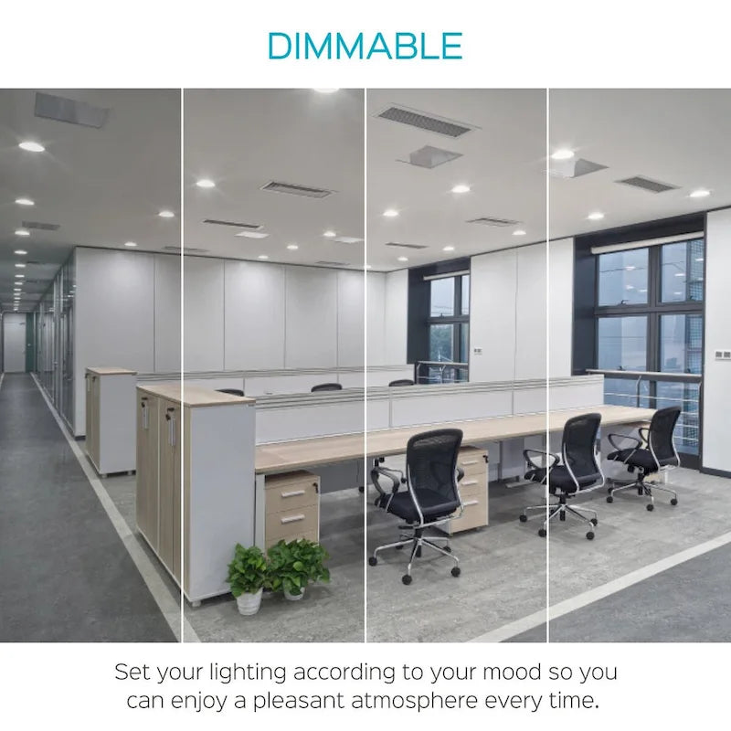 Luxrite BR40 LED Light Bulbs,14W= 85W Dimmable, 1100 Lumen, LED Flood Light Bulb, 14W, E26 Medium Base (10 Pack)