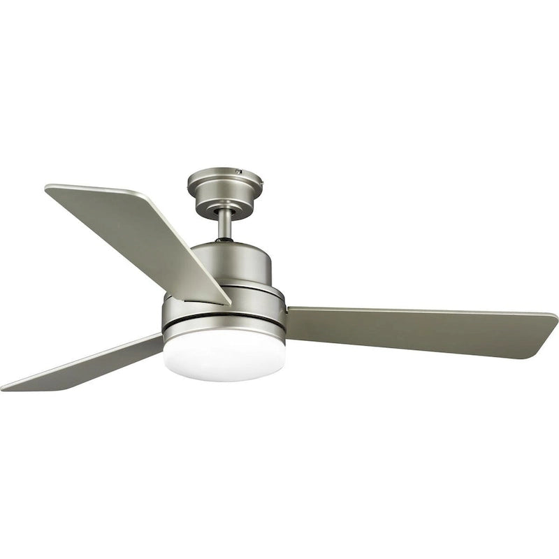 Trevina II Collection 52  Three-Blade Nickel Ceiling Fan - 15.75  x 52  x 52 
