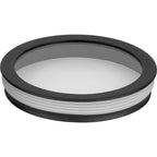 Cylinder Lens Collection Black 5-Inch Round Cylinder Cover - 0.83  x 5  x 5