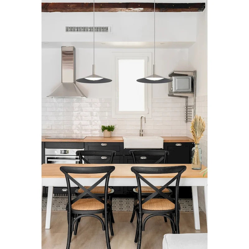 Corrine 14 Inch LED Pendant Brushed Nickel 3K/4K/5K CCT Selectable - Brushed Nickel