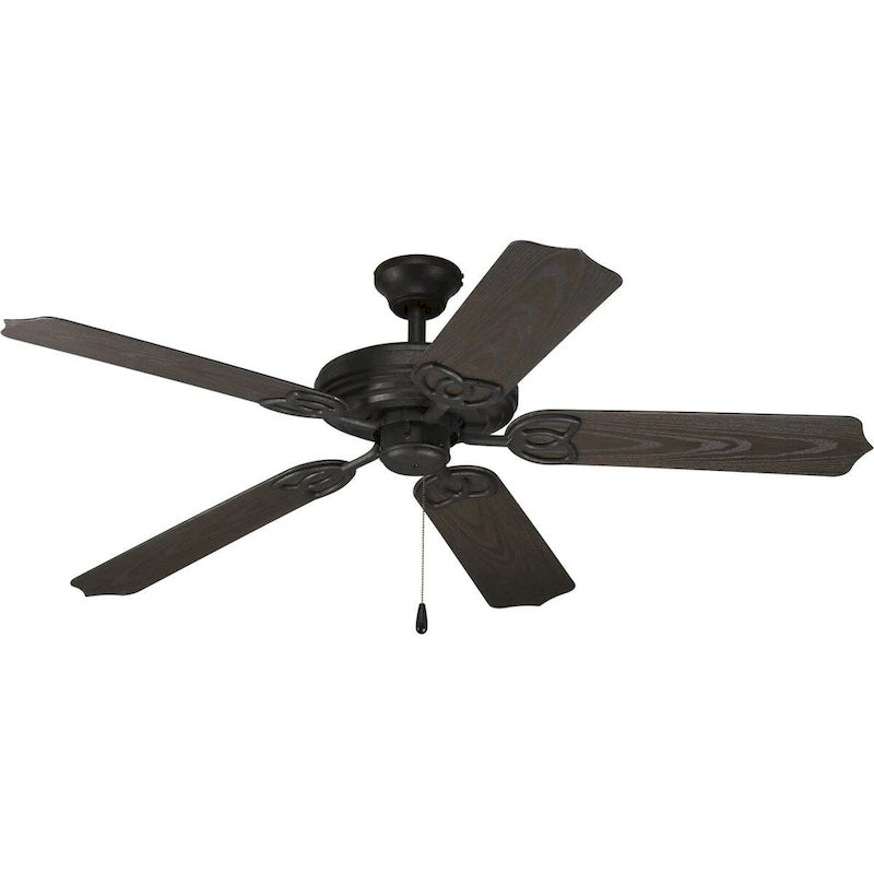 AirPro Collection 52  Five-Blade Indoor Outdoor Ceiling Fan - 11  x 52  x 52 
