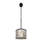Scribble 6-Light Kitchen Island Pendant - Matte Black/Artifact