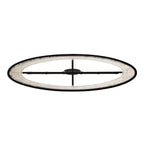 Scribble 6-Light Kitchen Island Pendant - Matte Black/Artifact