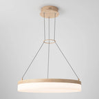 Artika Optical Ring LED Pendant Multiple CCT, Wood