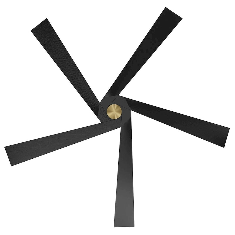 64-Inch Indoor Ceiling Fan with Wood Blades and Reversible DC Motor