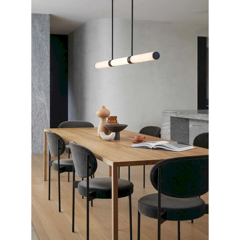 Beacon Lighting Luella LED Pendant with Spanish Alabaster Shade