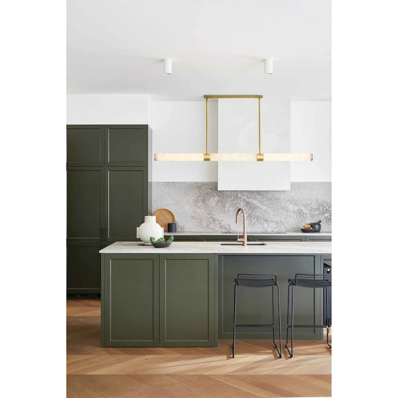 Beacon Lighting Luella LED Pendant with Spanish Alabaster Shade
