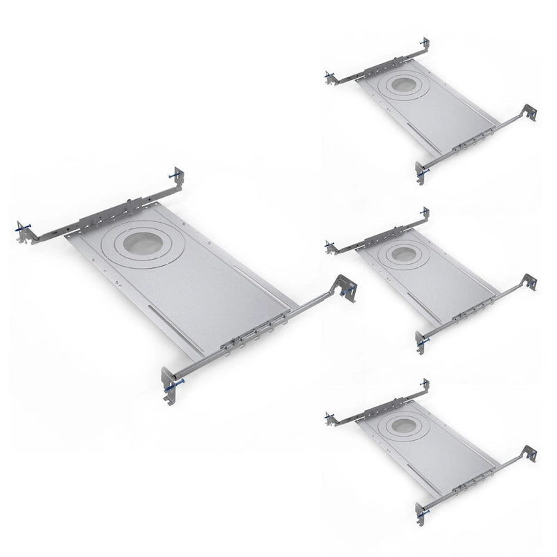 Bulbrite Pack of (4) 24  Metal Mounting Bracket for 3/4/6  Recessed Downlights - Recessed Downlights
