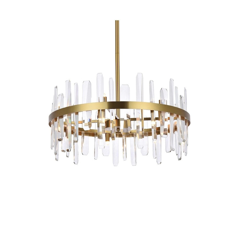 Indigo Home 25 inch crystal round pendant