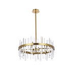 Indigo Home 25 inch crystal round pendant