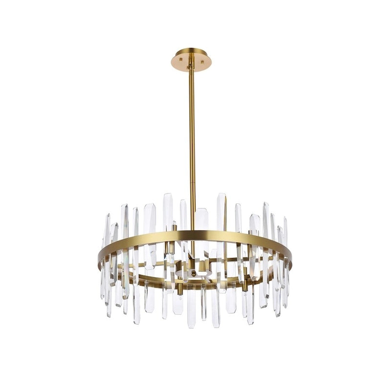 Indigo Home 25 inch crystal round pendant