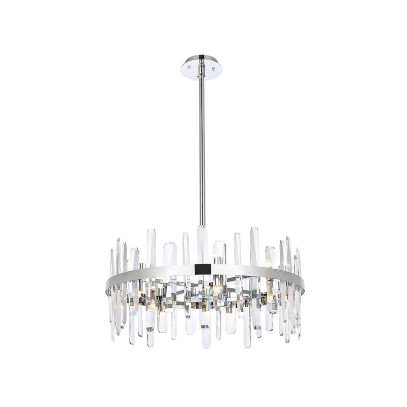 Indigo Home 25 inch crystal round pendant