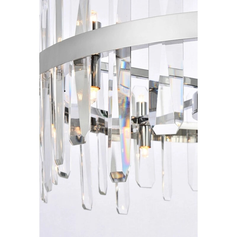 Indigo Home 25 inch crystal round pendant