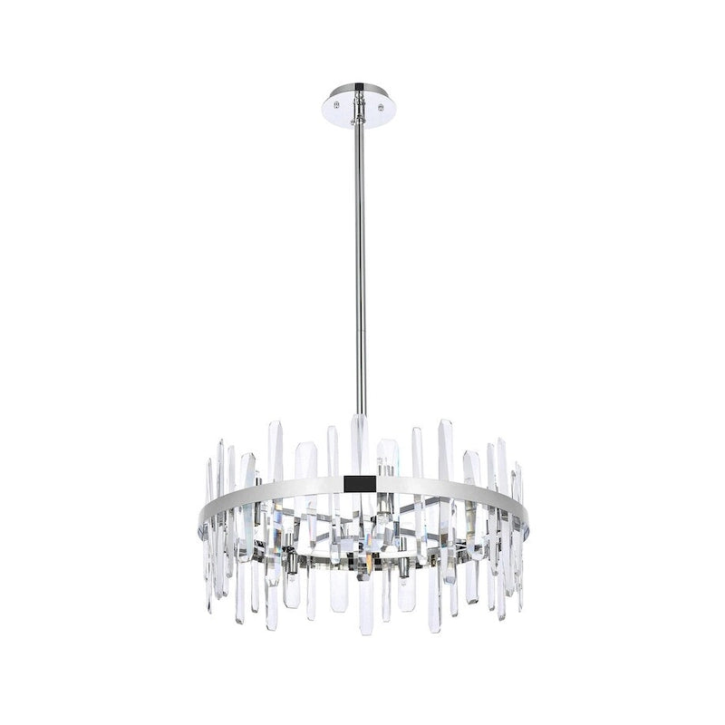 Indigo Home 25 inch crystal round pendant