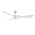 Klear 56 inch Indoor/Outdoor Ceiling Fan with LED CCT Select Light Kit - Matte White