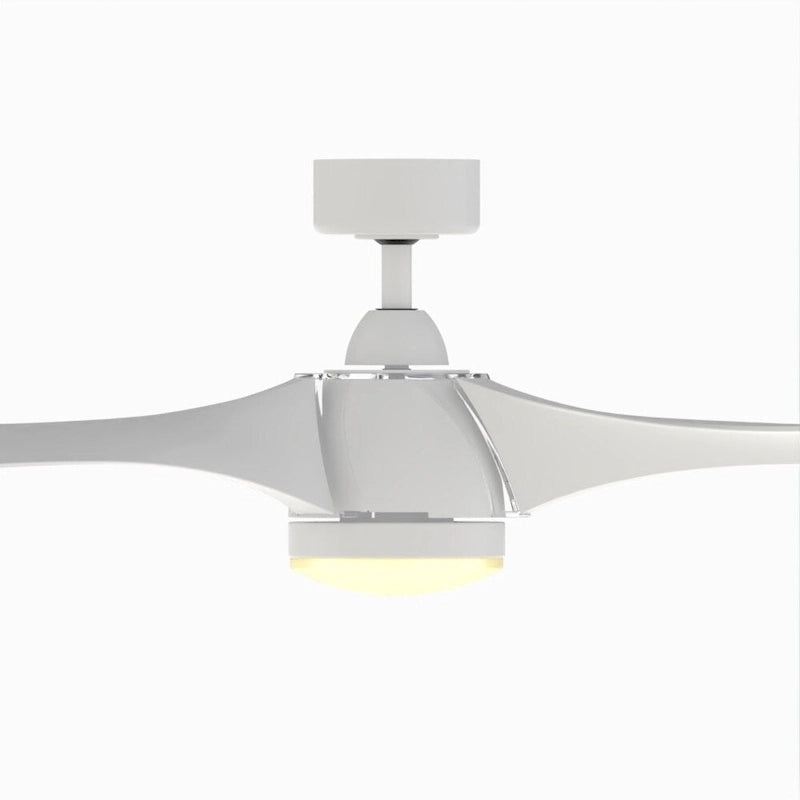 Klear 56 inch Indoor/Outdoor Ceiling Fan with LED CCT Select Light Kit - Matte White