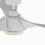 Klear 56 inch Indoor/Outdoor Ceiling Fan with LED CCT Select Light Kit - Matte White