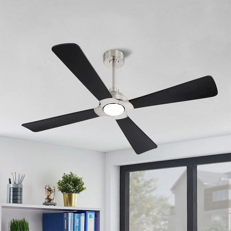 MLiAN 56  4 Blades Indoor LED Ceiling Fan with Remite Control - 56 inch