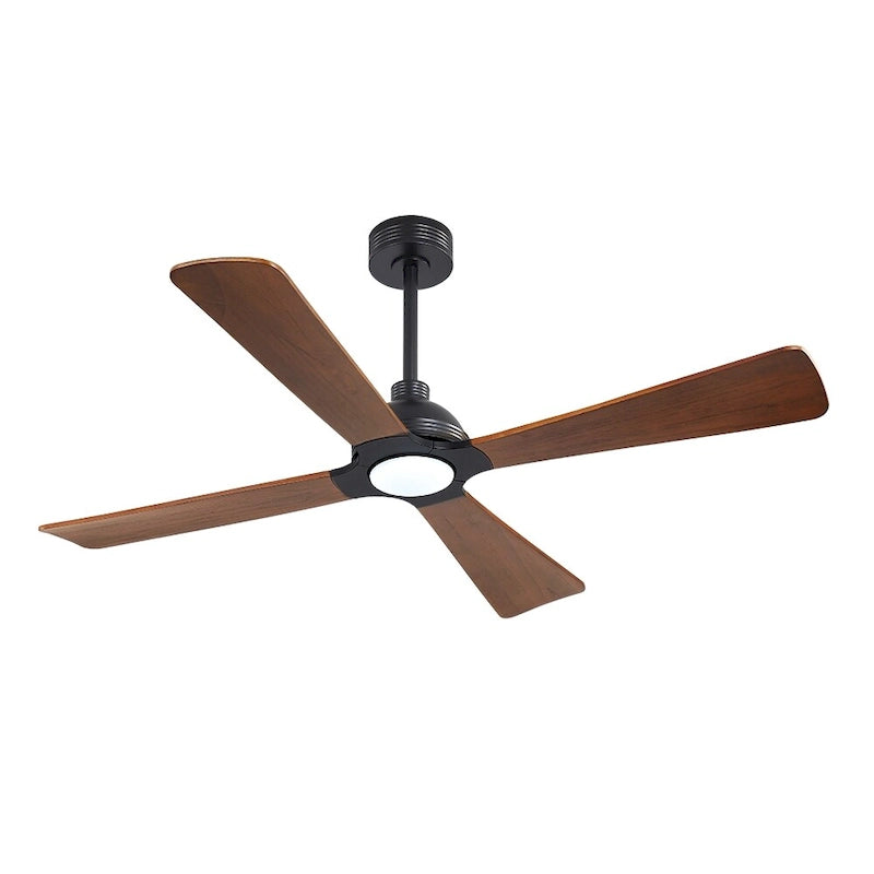 MLiAN 56  4 Blades Indoor LED Ceiling Fan with Remite Control - 56 inch