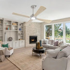 MLiAN 56  4 Blades Indoor LED Ceiling Fan with Remite Control - 56 inch