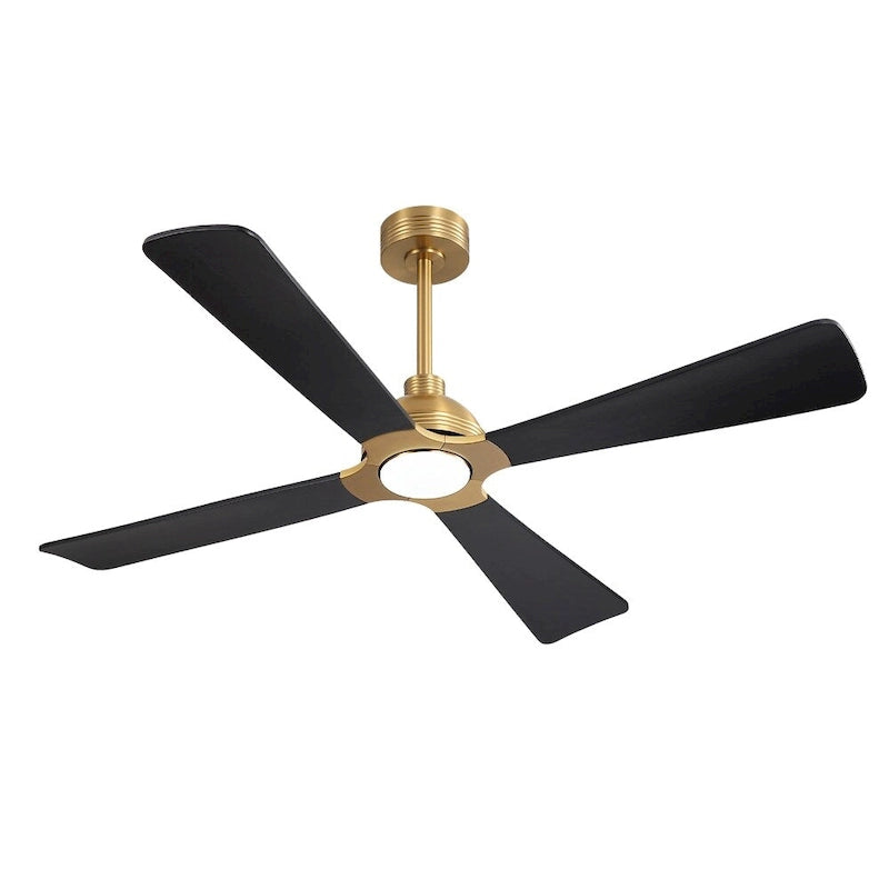 MLiAN 56  4 Blades Indoor LED Ceiling Fan with Remite Control - 56 inch