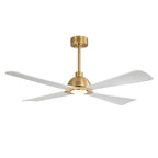 MLiAN 56  4 Blades Indoor LED Ceiling Fan with Remite Control - 56 inch