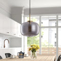 1-Light Wavy Design Pendant Lighting - 11.8 D4.3 W77.2 H(Adjustable)