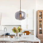 1-Light Wavy Design Pendant Lighting - 11.8 D4.3 W77.2 H(Adjustable)