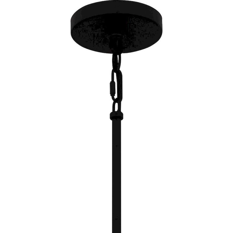 Carly 1-Light Matte Black Mini Pendant Light