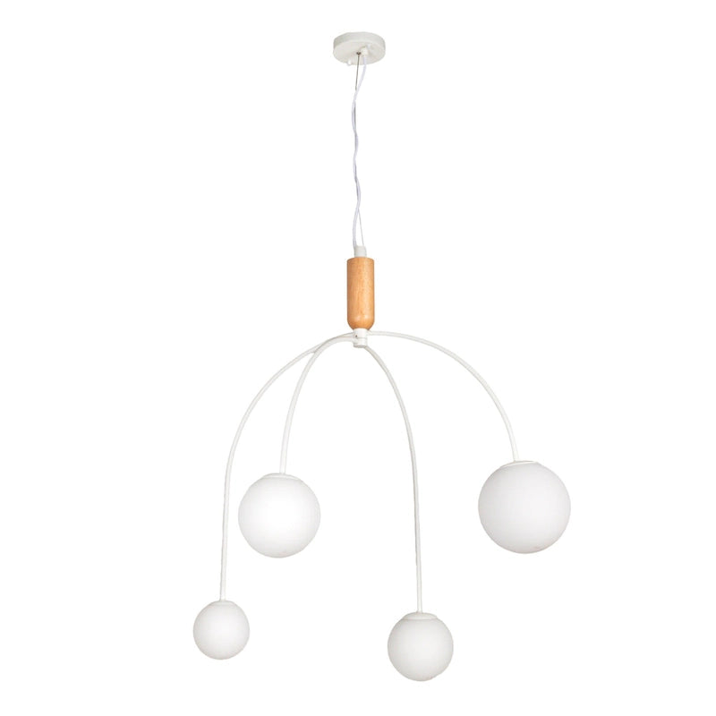 Luminous Sphere Frosted Glass Pendant