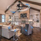 Oaks Aura 52in. Cage Ceiling Fans With Light, 6-speed Reversible Industrial Farmhouse Ceiling Fan Light With Hand Pull Chain